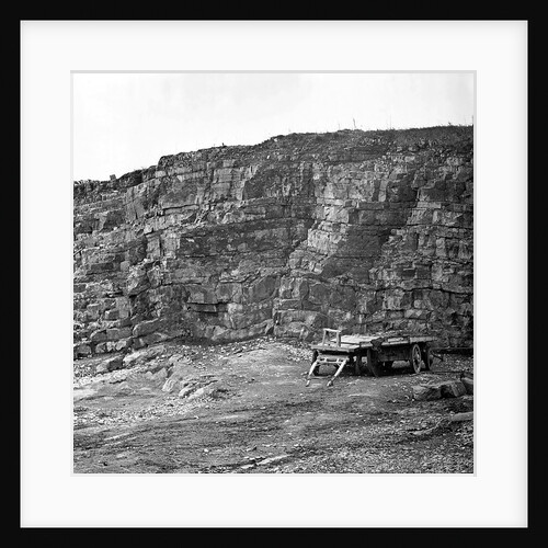 Limestone Quarries at Scarlett, near Castletown, Isle of Man by George Bellett Cowen